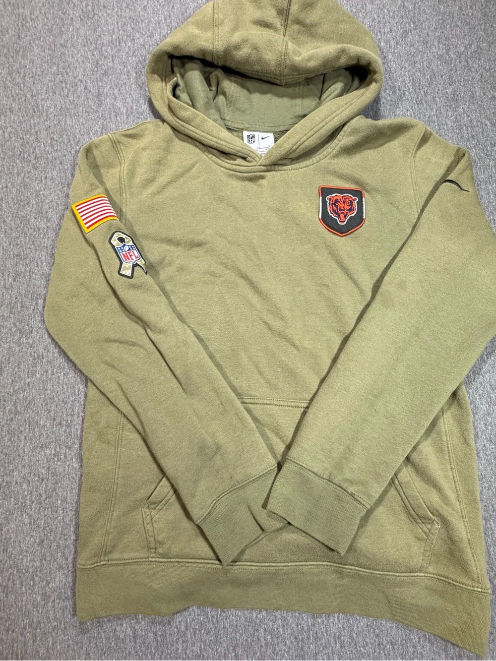Chicago Bears Nike Salute to Service 2025 Hoodie NFL USA Youth Large 14-16